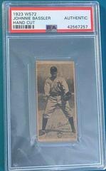 Johnnie Bassler [Hand Cut] Baseball Cards 1923 W572 Prices