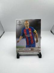 Andres Iniesta Soccer Cards 2016 Topps UEFA Champions League Showcase Prices