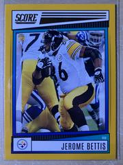 Jerome Bettis [Gold] Football Cards 2022 Panini Score Prices
