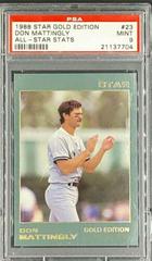 Don Mattingly [All Star Stats] #23 Baseball Cards 1988 Star Gold Edition Prices