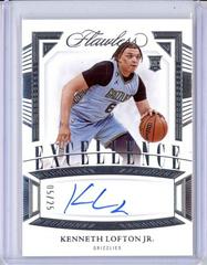 Kenneth Lofton Jr. #40 Basketball Cards 2022 Panini Flawless Excellence Signature Prices