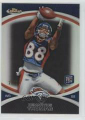 Demaryius Thomas [Black Refractor] Football Cards 2010 Topps Finest Prices