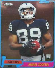 Amari Cooper [Rookie Refractor] Football Cards 2015 Topps Chrome 60th Anniversary Prices