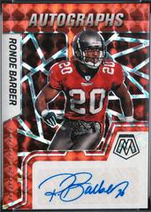 Ronde Barber [Red] #AM-RB Football Cards 2022 Panini Mosaic Autographs Prices