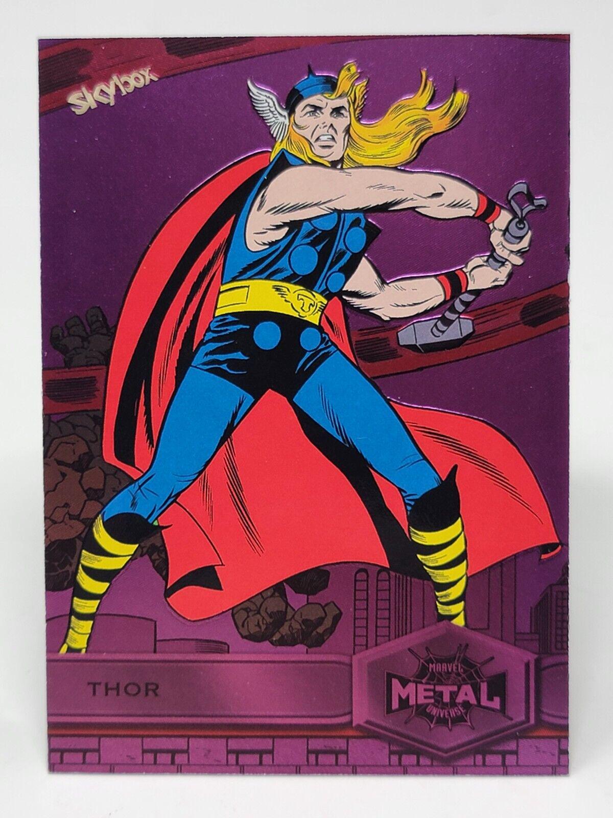 Thor [Pink] #189 Marvel 2022 Metal Universe Spider-Man