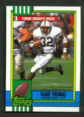Blair Thomas #448 Football Cards 1990 Topps Tiffany Prices