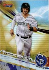 Brendan Rodgers [Gold Refractor] #TP-18 Baseball Cards 2017 Bowman's Best Top Prospects Prices
