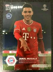 Jamal Musiala Soccer Cards 2020 Topps Now UEFA Champions League Prices