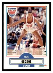 Tate George #U-61 Basketball Cards 1990 Fleer Update Prices