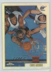 Chris Webber [Refractor] #13 Basketball Cards 1998 Topps Chrome Prices