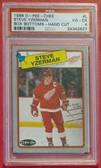 Steve Yzerman Hockey Cards 1988 O-Pee-Chee Box Bottoms Hand Cut Prices