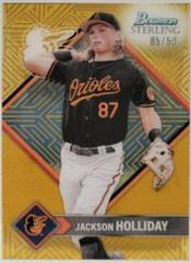 Jackson Holliday [Gold] #ST-8 Baseball Cards 2023 Bowman Sterling Tek Prices