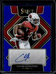 Chase Edmonds [Blue] #SIP-CED Football Cards 2021 Panini Select Signatures Prizm Prices
