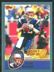 Tom Brady [1st Edition] Football Cards 2003 Topps Prices