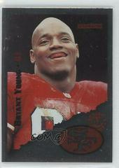 Bryant Young [Red Siege] #166 Football Cards 1995 Panini Score Prices