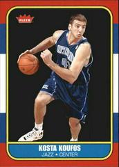 Kosta Koufos #183 Basketball Cards 2008 Fleer 1986-87 Rookies Prices