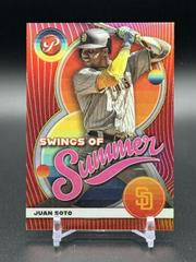 Juan Soto [Red] #SS-8 Baseball Cards 2023 Topps Pristine Swings of Summer Prices