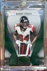 Roddy White [Mirror Emerald] #6 Football Cards 2008 Leaf Certified Materials Prices