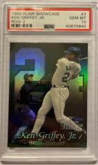 Ken Griffey Jr. [Row 2] #3 Baseball Cards 1999 Flair Showcase Prices