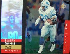 Barry Sanders [Die Cut] Football Cards 1995 SP Holoview Prices