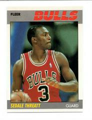 Sedale Threatt #110 Basketball Cards 1987 Fleer Prices