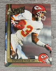 Stephone Paige #116 Football Cards 1991 Action Packed Prices