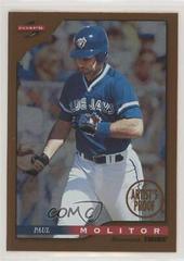 Paul Molitor [Series 2 Artist's Proof] #8 Baseball Cards 1996 Score Dugout Collection Prices
