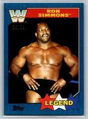 Ron Simmons [Blue] #90 Wrestling Cards 2017 Topps WWE Heritage Prices