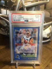 Kurt Warner Football Cards 2015 Topps 60th Anniversary Retired Autograph Prices