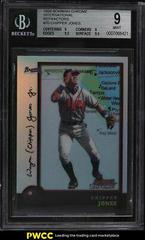 Chipper Jones [Refractor] #70 Baseball Cards 1998 Bowman Chrome International Prices