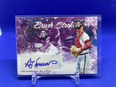 Ted Simmons [Purple] #BS-TS Baseball Cards 2022 Panini Diamond Kings Brush Strokes Autograph Prices