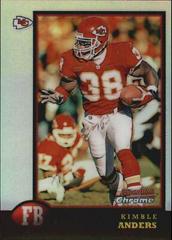 Kimble Anders [Refractor] #164 Football Cards 1998 Bowman Chrome Prices