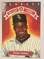 Frank Thomas Baseball Cards 1992 Panini Donruss Triple Play Gallery of Stars Prices