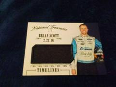 Brian Scott #T-BS Racing Cards 2016 Panini National Treasures Nascar Timelines Prices