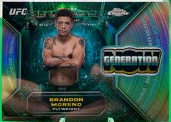 Brandon Moreno #GNW-15 Ufc Cards 2024 Topps Chrome UFC Generation Now Prices