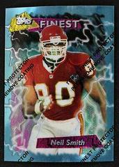 Neil Smith [w/ Coating] #7 Football Cards 1995 Topps Finest Prices