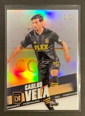 Carlos Vela [Refractor] #2 Soccer Cards 2022 Topps Chrome MLS Prices