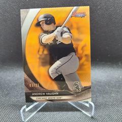 Andrew Vaughn [Orange Refractor] #TP-19 Baseball Cards 2020 Bowman's Best Top Prospects Prices