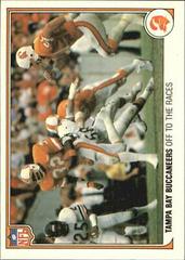 Tampa Bay Buccaneers [Off to the Races] Football Cards 1983 Fleer Team Action Prices