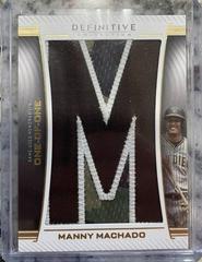 Manny Machado #DNC-MM Baseball Cards 2023 Topps Definitive Nameplate Collection Prices