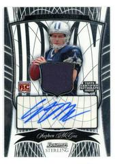 Stephen McGee [Autograph Jersey Refractor] #167 Football Cards 2009 Bowman Sterling Prices