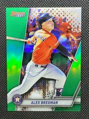 Alex Bregman [Green Refractor] #38 Baseball Cards 2019 Bowman's Best Prices