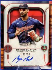 Byron Buxton [Red] Baseball Cards 2022 Topps Tribute Autographs Prices