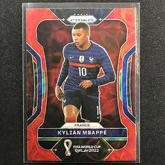 Kylian Mbappe [Choice Red] Soccer Cards 2022 Panini Prizm World Cup Prices