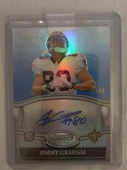 Jimmy Graham [Blue Refractor] #BSAJG Football Cards 2010 Bowman Sterling Autographs Prices