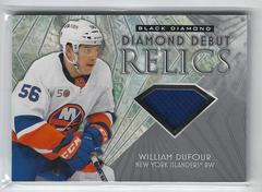 William Dufour #DD-WD Hockey Cards 2023 Upper Deck Black Diamond Debut Relic Prices