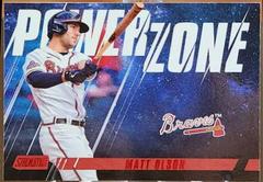 Matt Olson [Red] Baseball Cards 2022 Stadium Club Power Zone Prices