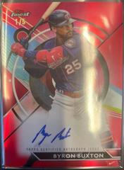 Byron Buxton [Red] Baseball Cards 2023 Topps Finest Autographs Prices