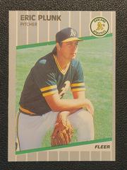 Eric Plunk #20 Baseball Cards 1989 Fleer Prices