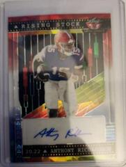 Anthony Richardson [Leopard] #RS-AR1 Football Cards 2022 Leaf Valiant Autographs Rising Stock Prices